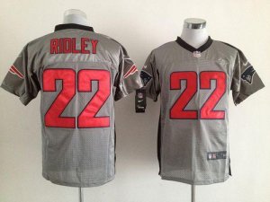 Jerseys Factory Cheap Nike Patriots #22 Stevan Ridley Grey Shado