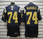 Jerseys Factory Cheap Nike Jets #74 Nick Mangold Navy Blue Alter