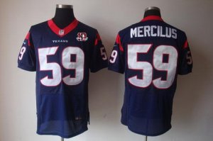 Jerseys Factory Cheap Nike Texans #59 Whitney Mercilus Navy Blue