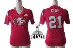 Jerseys Factory Cheap Nike 49ers #21 Frank Gore Red Team Color S