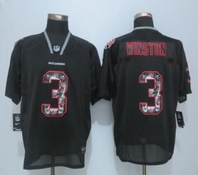 Jerseys Factory Cheap Nike Buccaneers #3 Jameis Winston New Ligh
