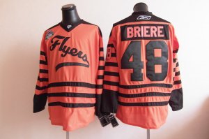 Jerseys Factory Cheap Flyers #48 Daniel Briere Orange 2012 Winte