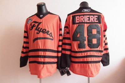 Jerseys Factory Cheap Flyers #48 Daniel Briere Orange 2012 Winte