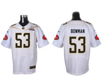 Jerseys Factory Cheap Nike 49ers #53 NaVorro Bowman White 2016 P