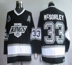 Jerseys Factory Cheap Kings #33 Martin McSorley Black CCM Throwb