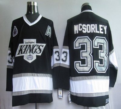 Jerseys Factory Cheap Kings #33 Martin McSorley Black CCM Throwb
