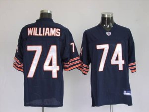 Jerseys Factory Cheap Bears #74 Chris Williams Blue Stitched NFL