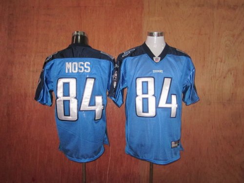 Jerseys Factory Cheap Titans #84 Randy Moss Stitched Baby Blue N