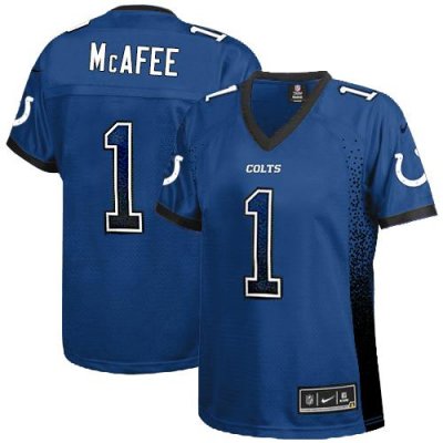 Jerseys Factory Cheap Nike Colts #1 Pat McAfee Royal Blue Team C