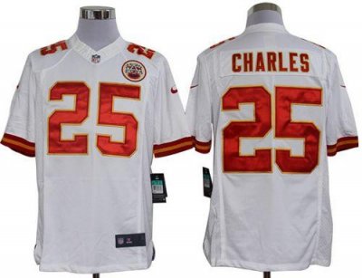 Jerseys Factory Cheap Nike Chiefs #25 Jamaal Charles White Men's