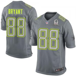 Jerseys Factory Cheap Nike Cowboys #88 Dez Bryant Grey Pro Bowl