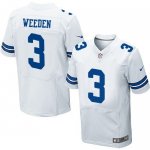 Jerseys Factory Cheap Nike Cowboys #3 Brandon Weeden White Men's