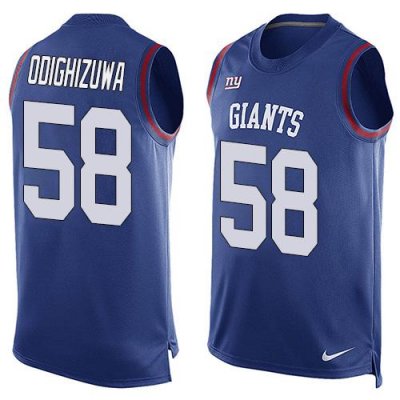 Jerseys Factory Cheap Nike Giants #58 Owa Odighizuwa Royal Blue