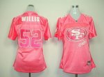 Jerseys Factory Cheap 49ers #52 Patrick Willis Pink 2011 Women's