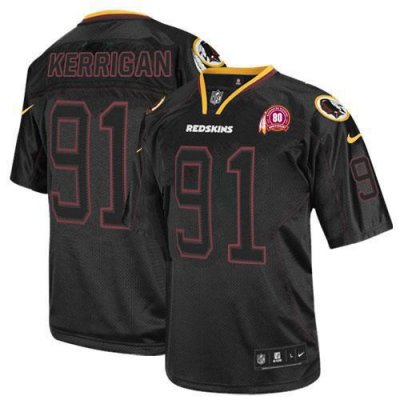 Jerseys Factory Cheap Nike Redskins #91 Ryan Kerrigan Lights Out