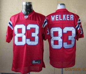 Jerseys Factory Cheap Patriots #83 Wes Welker Red Alternate Jers