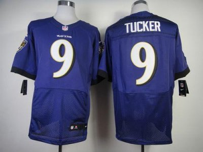 Jerseys Factory Cheap Nike Ravens #9 Justin Tucker Purple Team C