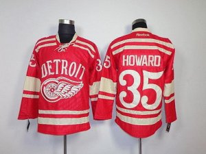 Jerseys Factory Cheap Red Wings #35 Hdward Red 2014 Winter Class