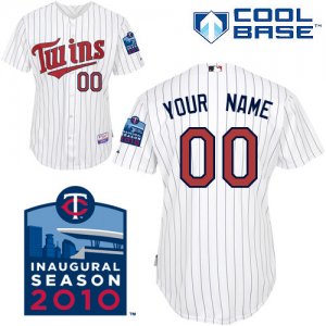 Jerseys Factory Cheap Twins Personalized Authentic White 2010 Co