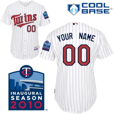 Jerseys Factory Cheap Twins Personalized Authentic White 2010 Co