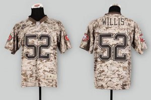 Jerseys Factory Cheap Nike 49ers #52 Patrick Willis Camo USMC Me