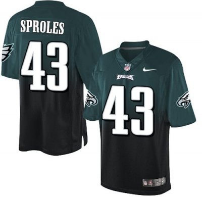 Jerseys Factory Cheap Nike Eagles #43 Darren Sproles Midnight Gr