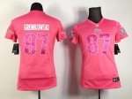 Jerseys Factory Cheap Nike Patriots #87 Rob Gronkowski Pink Swee