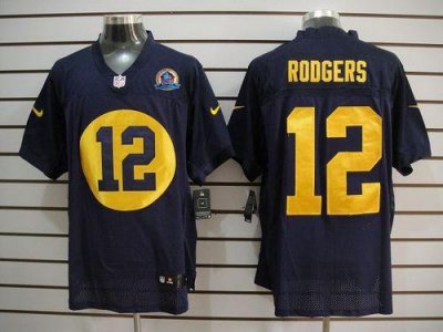 Jerseys Factory Cheap Nike Packers #12 Aaron Rodgers Navy Blue A