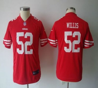 Jerseys Factory Cheap Nike 49ers #52 Patrick Willis Red Team Col