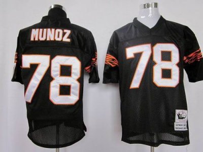 Jerseys Factory Cheap Mitchell And Ness Bengals #78 Anthony Muno