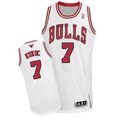 Jerseys Factory Cheap Revolution 30 Bulls #7 Tony Kukoc White St