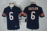 Jerseys Factory Cheap Nike Bears #6 Jay Cutler Navy Blue Team Co
