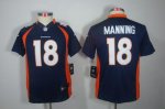 Jerseys Factory Cheap Nike Broncos #18 Peyton Manning Blue Alter