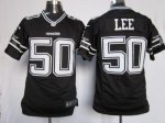 Jerseys Factory Cheap Nike Cowboys #50 Sean Lee Black Shadow Men