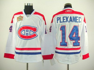 Jerseys Factory Cheap Canadiens #14 Tomas Plekanec Embroidered W