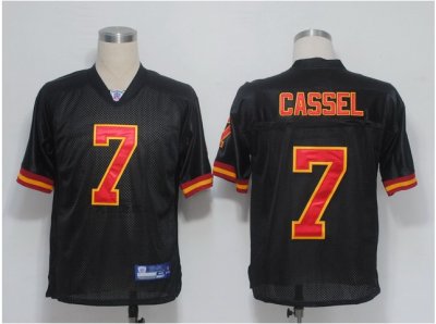 Jerseys Factory Cheap Chiefs #7 Matt Cassel Black Stitched NFL J