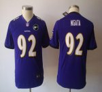 Jerseys Factory Cheap Nike Ravens #92 Haloti Ngata Purple Team C