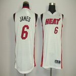 Jerseys Factory Cheap Revolution 30 Heat #6 LeBron James White S