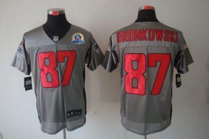 Jerseys Factory Cheap Nike Patriots #87 Rob Gronkowski Grey Shad