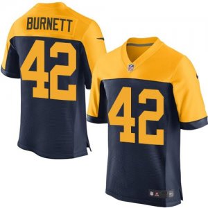 Jerseys Factory Cheap Nike Packers #42 Morgan Burnett Navy Blue