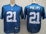 Jerseys Factory Cheap Giants #21 Kenny Phillips Blue Stitched NF