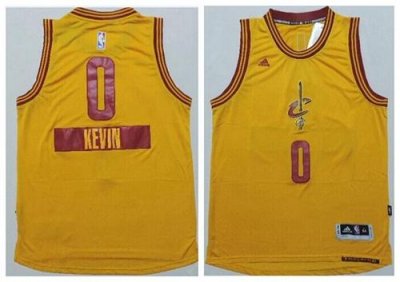 Jerseys Factory Cheap Cavaliers #0 Kevin Love Yellow 2014-15 Chr