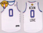 Jerseys Factory Cheap Cavaliers #0 Kevin Love White 2015 All Sta