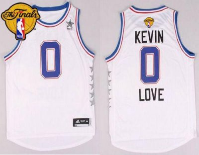 Jerseys Factory Cheap Cavaliers #0 Kevin Love White 2015 All Sta