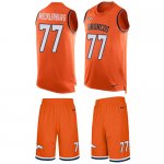 Jerseys Factory Cheap Nike Broncos #77 Karl Mecklenburg Orange T