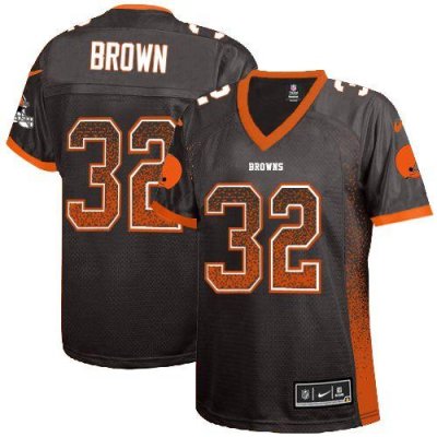 Jerseys Factory Cheap Nike Browns #32 Jim Brown Brown Team Color