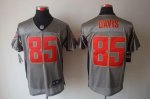 Jerseys Factory Cheap Nike 49ers #85 Vernon Davis Grey Shadow Me