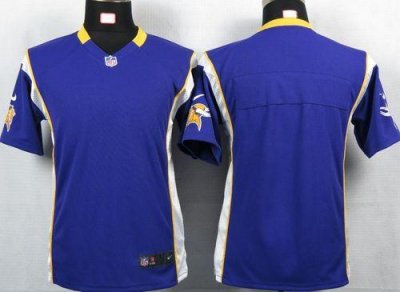Jerseys Factory Cheap Nike Vikings Blank Purple Team Color Youth