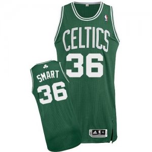 Jerseys Factory Cheap Revolution 30 Celtics #36 Marcus Smart Gre