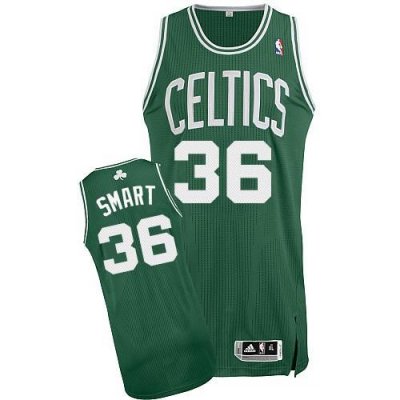 Jerseys Factory Cheap Revolution 30 Celtics #36 Marcus Smart Gre